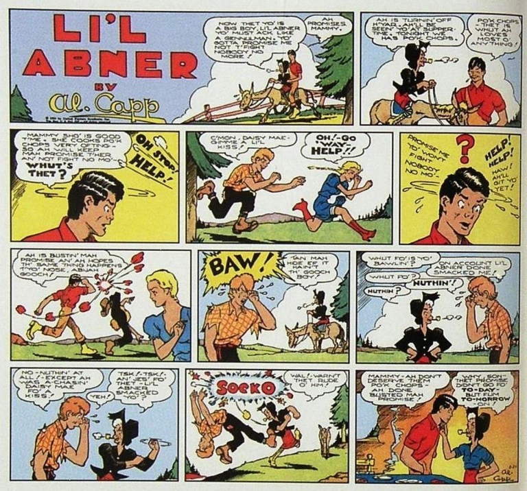Old-fashioned Comics: Li’l Abner (1934 - 1977) - Al Capp [Daily Comic ...