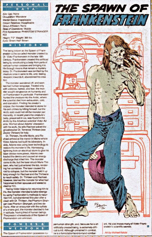 Who's the Spawn of Frankenstein?